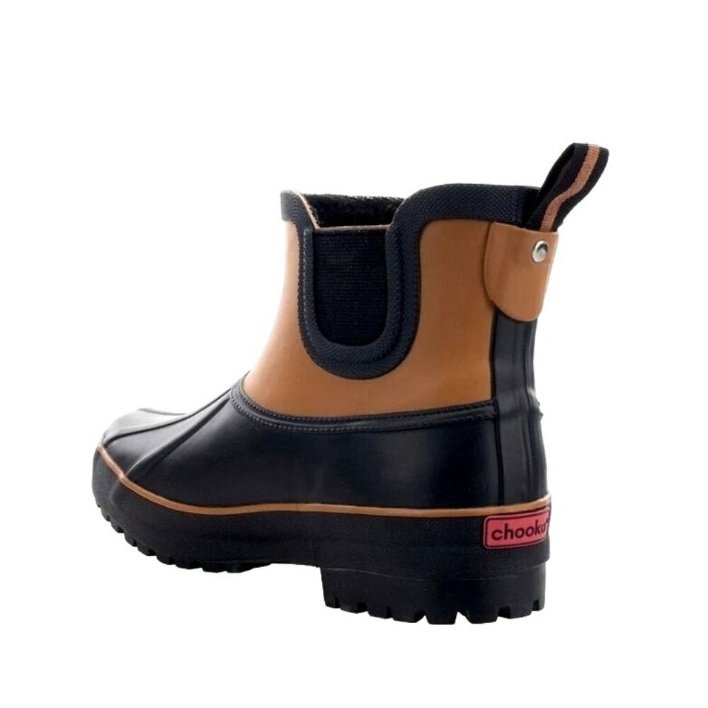 Chooka 8 Rain Boots Chelsea Duck Waterproof Outdoor Faux Fur Rubber Ankle Shoes - Picture 12 of 16